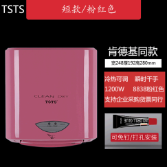 TSTS拓托高速卫生间烘干机自动烘手机干手器全自动感应烘手器吹手机 松下类似款/法拉红短款