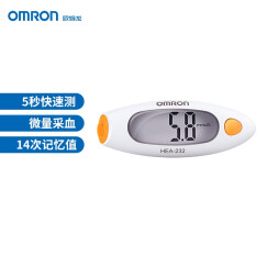 欧姆龙（OMRON）血糖仪 家用 HEA-232（赠25条试纸+25支针头）