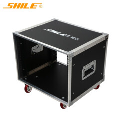 狮乐 （SHILE） 狮乐专业功放音响航空机柜16U/8U无线话筒机架机箱 8U机柜