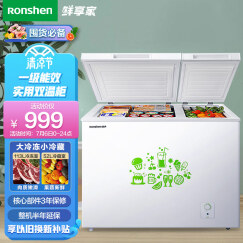 容声（Ronshen） 165升小型冰柜家用冷藏冷冻双温冷柜商用 一级能效节能  母婴母乳小冰箱BCD-165MB