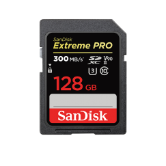 闪迪（SanDisk）SD卡佳能相机内存卡索尼尼康存储卡V30V60V90视频高速内存卡5d4 6D2 d850 R8 R5 R6数码微单相机卡 【V90高速卡】128G 300MB/S SD卡