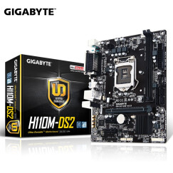 技嘉（GIGABYTE） H110M-DS2 DDR4 LGA1151针脚全固态电容电脑主板