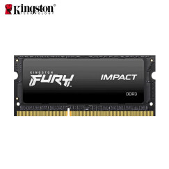 金士顿 (Kingston) FURY 8GB DDR3 1600 笔记本内存条 Impact风暴系列 低电压版 骇客神条