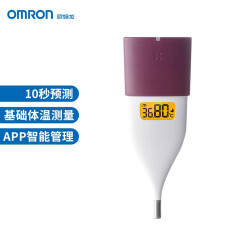 欧姆龙（OMRON）女性体温计电子 口腔式 蓝牙app智能管理 基础体温计MC-652LC