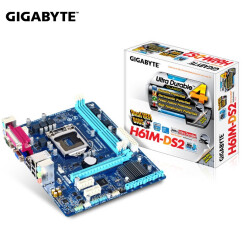 技嘉（GIGABYTE） H61M-DS2主板 (Intel H61/LGA 1155) 主板