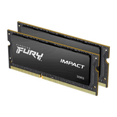 金士顿 (Kingston) FURY 16GB(8G×2)套装 DDR3 1600 笔记本内存条 Impact风暴系列 低电压版 骇客神条