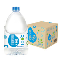 屈臣氏（Watsons）蒸馏水4.5L*4桶添加矿物质整箱装大桶饮用水家庭装泡茶煲汤