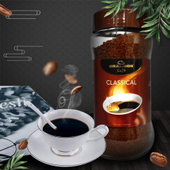 格兰特（GRANDOS）经典速溶纯黑咖啡200g 德国原装进口