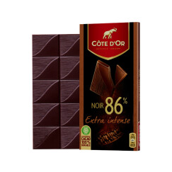 克特多金象86%可可黑巧克力排块装100g 儿童休闲零食出游生日礼物