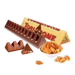 三角（Toblerone）瑞士牛奶巧克力含蜂蜜及巴旦木糖100g零食喜糖生日礼物中秋节礼物