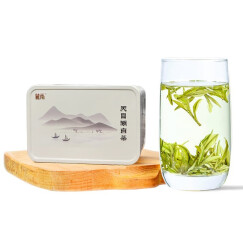 麓雨 天目湖白茶2022新茶明前精品特级春茶常州溧阳特产绿茶茶叶罐装50克