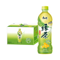 康师傅 绿茶500ml*15瓶 蜂蜜茉莉味低糖饮料饮品量贩装整箱