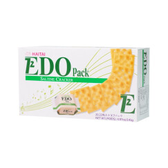 EDO Pack苏打饼干141g（7包）韩国进口海太公司旗下 酥性饼干 韧性饼干 苏打饼干