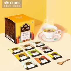 茶里（ChaLi）茶叶玖包茶花草茶组合花茶茶包玫瑰花茶茉莉花茶 红茶绿茶31g