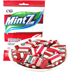 印尼进口 MintZ 樱桃味软糖 115g 清凉水果味糖果零食