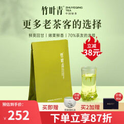 竹叶青绿茶品味 峨眉山茶特级100g 春茶2024新茶明前茶袋装茶叶自己喝