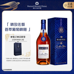 马爹利（Martell）蓝带XO级 干邑白兰地 洋酒700ml  1瓶 