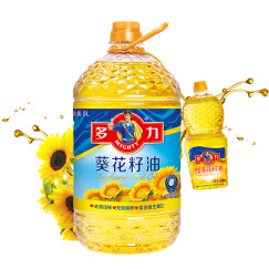 多力葵花籽油5L+238ml 食用油 物理压榨 含维生素e 零反式脂肪酸