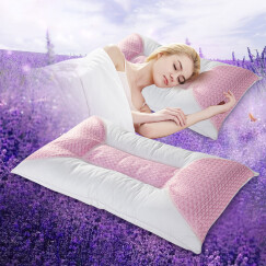 睡眠博士（AiSleep）枕芯 薰衣草草本纤维枕 饱满颗粒花香美睡枕 枕头