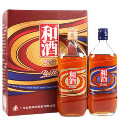 和酒 黄酒 悦合 (金悦合蓝悦合) 特型半干型黄酒 500ml*2瓶 礼盒装