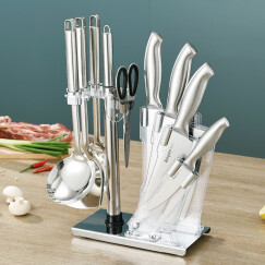 拜格BAYCO 刀具套装不锈钢刀具10件套厨具刀具组合厨房菜刀套刀BD2203