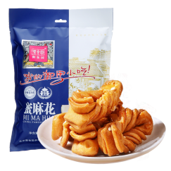 御食园 蜜麻花500g 香甜可口北京特产 传统小吃休闲零食