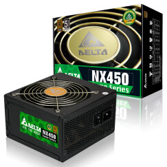 台达（Delta）额定450W NX450铜牌电脑电源（80PLUS铜牌认证/五年质保/支持背线)