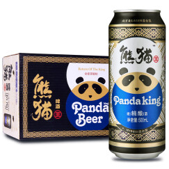 熊猫王（Panda King）精酿啤酒 12度 听罐装 500ml*12听整箱装