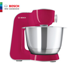 博世（BOSCH）料理机多功能厨师机和面揉面搅拌商用家用MUMVC204CN桃红色