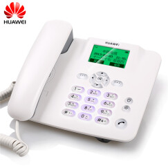 华为（HUAWEI）F202 无线固话座机 无绳 插卡电话机 电信手机卡（白色）