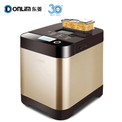 东菱（Donlim）面包机全自动撒果料烤面包机家用早餐机蛋糕机DL-T06S-K