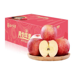 洛川苹果 青怡陕西红富士9斤 礼盒装 一级中果 单果160g以上 生鲜 新鲜水果