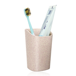 神奇牙刷 创意环保小麦秸秆洗漱杯子漱口杯牙杯成人刷牙杯