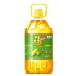 福临门 食用油 非转基因压榨玉米油3.5L 中粮出品