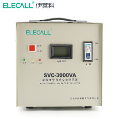 伊莱科 3000W数显全自动家用交流稳压器电脑空调稳压器SVC-3KVA