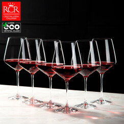 RCR 意大利进口水晶玻璃红酒杯套装葡萄杯高脚杯醒酒器家用高档酒具 红酒杯 788ml 6只
