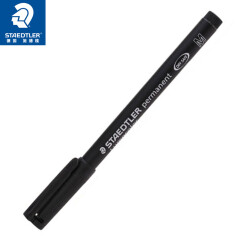 德国施德楼（STAEDTLER）记号笔速干油性笔光盘笔1.0mm 黑色 单支装M317-9