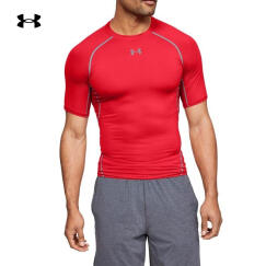 安德玛官方UA Armour男子训练运动健身服紧身衣Under Armour1257468 红色600 L