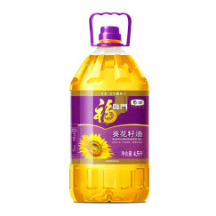 福临门 食用油 压榨一级充氮保鲜葵花籽油4.5L 中粮出品