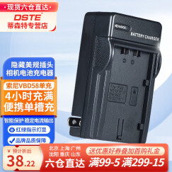 蒂森特（dste） 适用于松下 AG-UX170MC MDH3GK AG-UX90 AJ-UPX360MC MDH2 专业摄像机 VW-VBD58 充电器