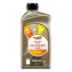 道达尔（Total）动驰HI-PERF 4T SPORT半合成摩托车机油 10W40 SN级 1L