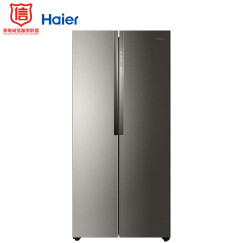海尔（Haier）BCD-450WDSD 450升 风冷无霜对开门冰箱 304不锈钢 纤薄设计 （幻影骑士）