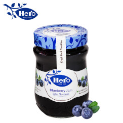 西班牙进口 英雄（HERO） 蓝莓果酱  烘焙伴侣 340g