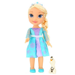 杰克仕(JakksPacific) 女孩娃娃玩具 迪士尼 冰雪奇缘 雪宝和艾莎公主 31070