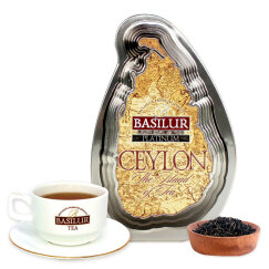 芭施勒（BASILUR）锡兰白金岛原味红茶 斯里兰卡原装进口 100g