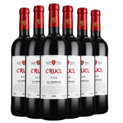西班牙原瓶进口红酒整箱 罗莎庄园(ROOSAR) 罗莎萄客U319干红葡萄酒六支整箱装 750ml*6