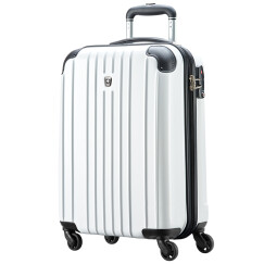 瑞动（SWISSMOBILITY）拉杆箱PC+ABS时尚轻盈登机箱旅行行李箱20英寸万向轮MT-5553-08T00优雅白