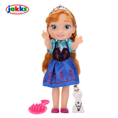 杰克仕(JakksPacific) 女孩娃娃玩具 迪士尼 冰雪奇缘 雪宝和安娜公主 31069