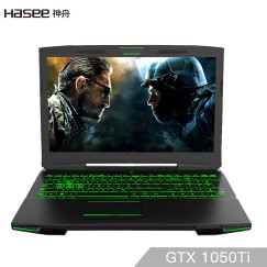 神舟(HASEE)战神Z7M-KP7G1 15.6英寸游戏本笔记本电脑(i7-7700HQ 8G 1T+128G SSD GTX1050Ti-4G 1080P)黑色