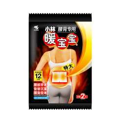 小林（KOBAYASHI） 日本小林制药暖宝宝贴 桐灰肩颈腰背膝盖发热贴 生理期暖身 腰背专用（12H持久发热） 1包装/2片